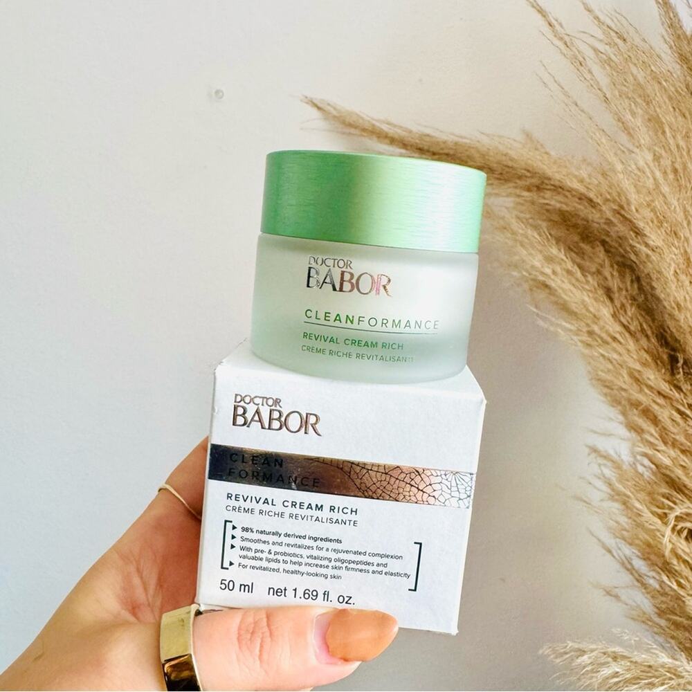 NEW DOCTOR BABOR Revival Cream Rich Clean Skin $90 Anti Aging Face Moisturizer